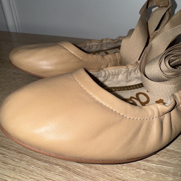 Sam Edelman Women's Fallon Wraparound Beige Ballet‎ Flats Shoes Sz 6 ***** - Picture 3 of 10